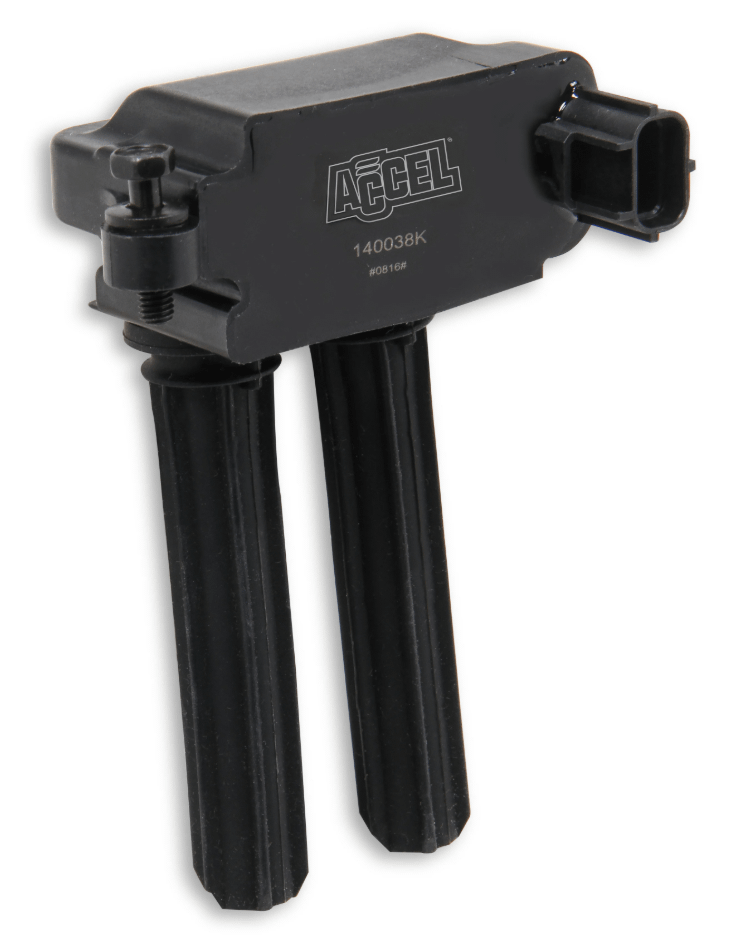 Accel Coil,Hemi Dual Plug 8Pk - Black () - 140038K-8