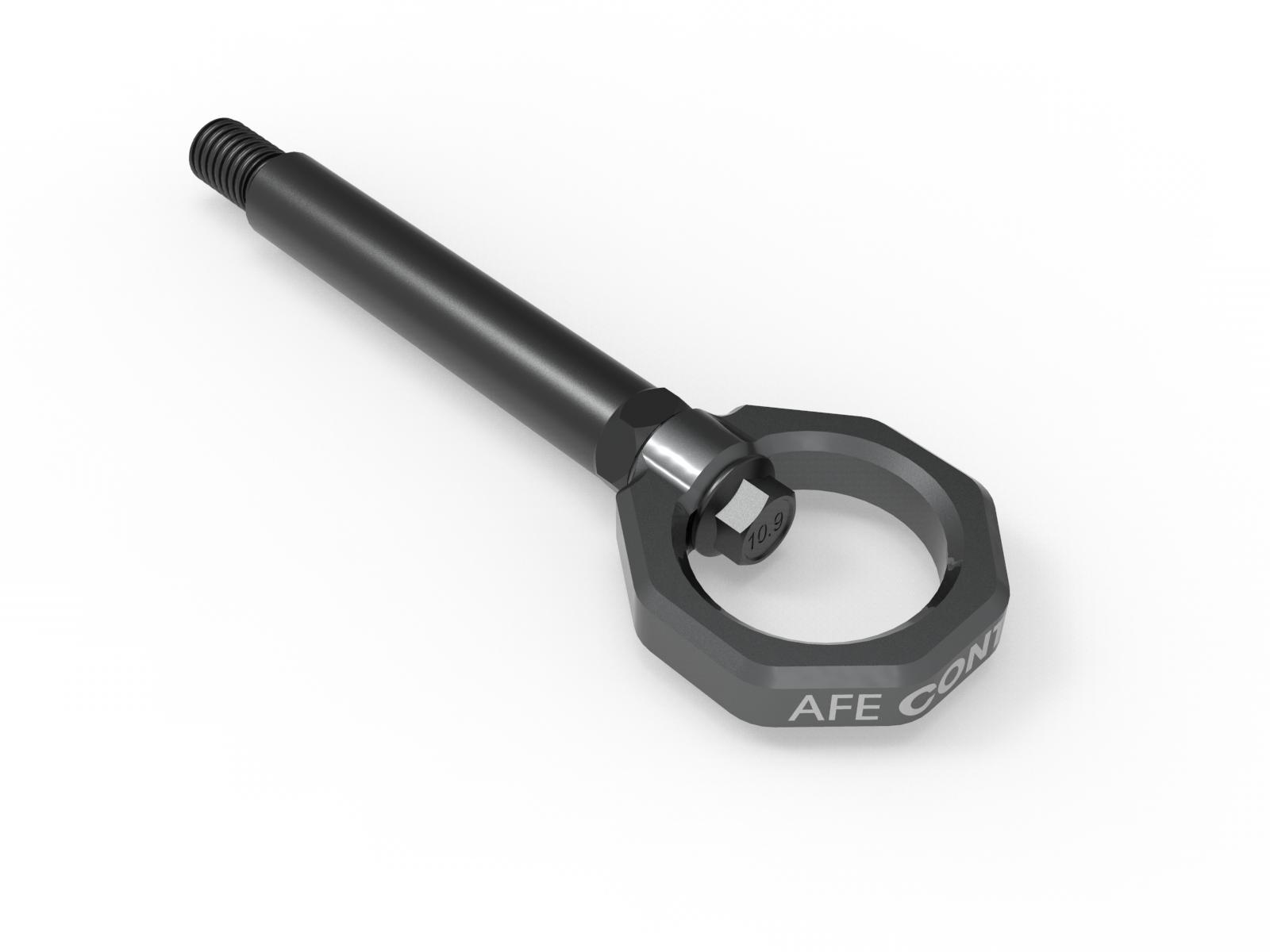 AFE aFe CONTROL Front/Rear Tow Hook Gray (2023-2025 M2) - 450-502004-G