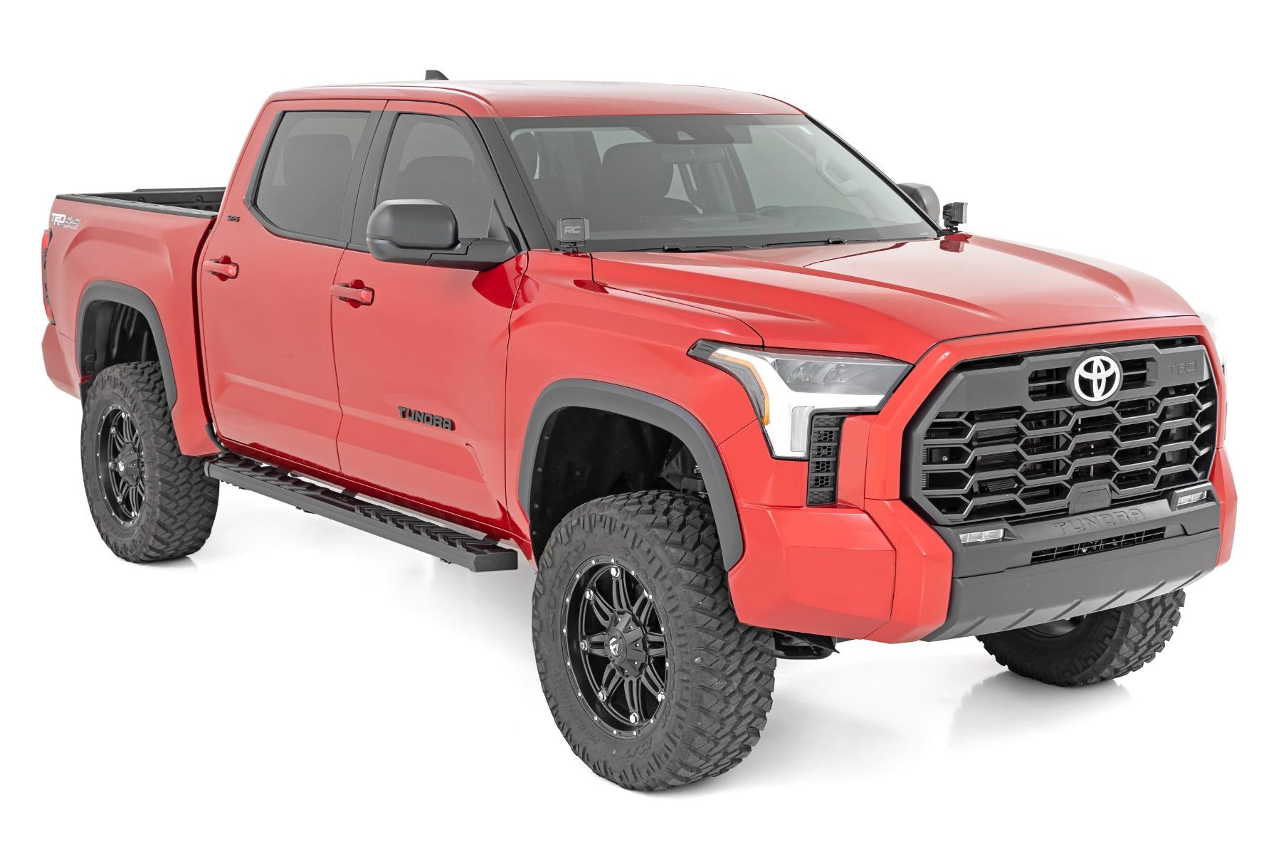 Rough Country BA2 Running Boards Side Step Bars Toyota Tundra 2WD/4WD (2022-2026) (2022-2026 Tundra) - 41006A