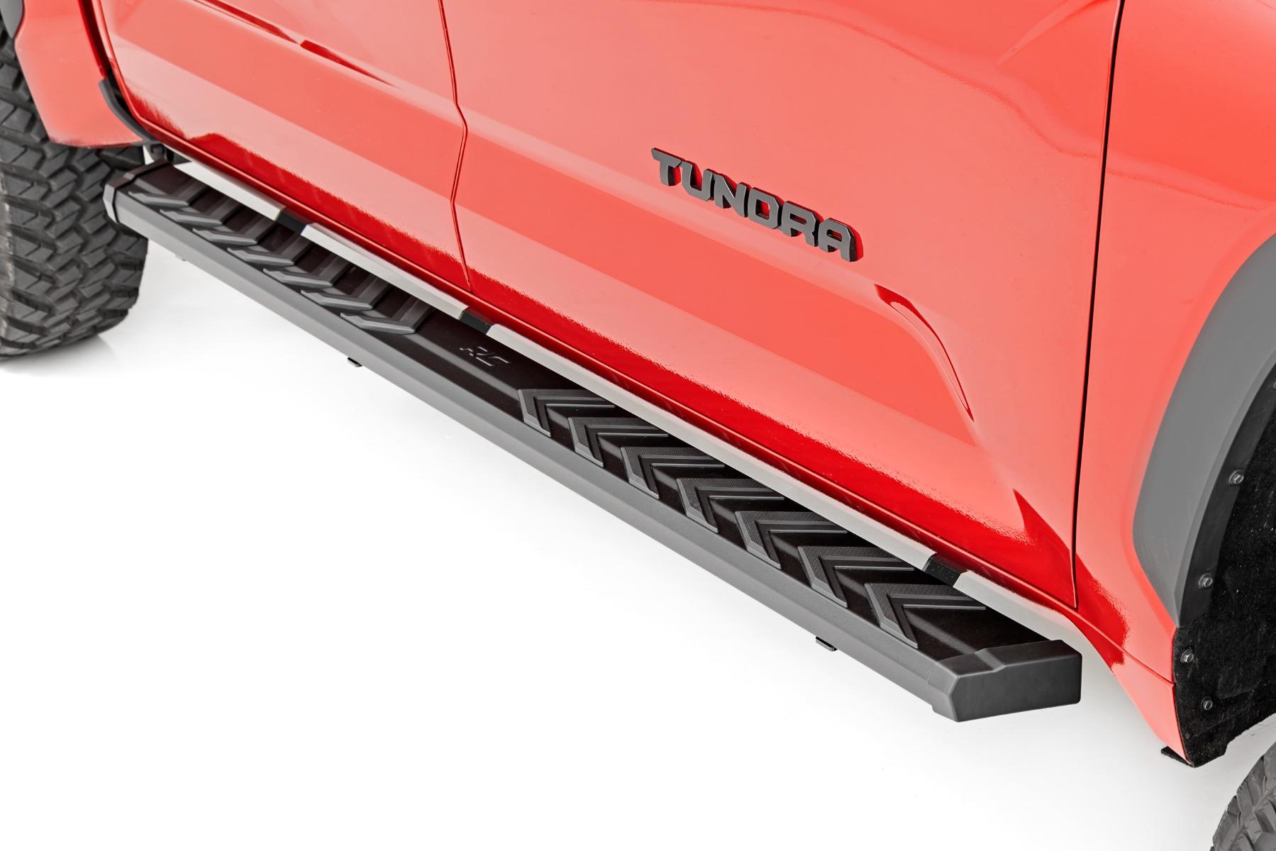 Rough Country BA2 Running Boards Side Step Bars Toyota Tundra 2WD/4WD (2022-2026) (2022-2026 Tundra) - 41006A
