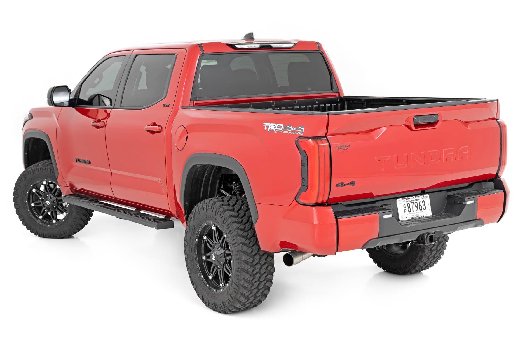 Rough Country BA2 Running Boards Side Step Bars Toyota Tundra 2WD/4WD (2022-2026) (2022-2026 Tundra) - 41006A
