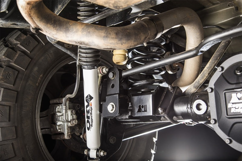 Rugged Ridge Suspension Track Bar Relocation Bracket Rear; 07-18 Wrangler Jk/Jku - 18303.81