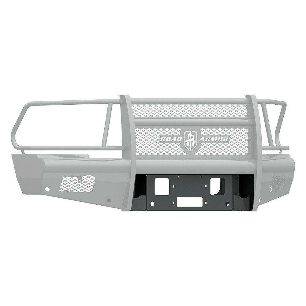 Road Armor Vaquero Front Non-Winch Plate - Texture Black (2010-2018 2500, 3500, 4500, 5500) - 410V-WP