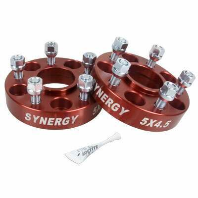 Synergy MFG Jeep Hub Centric Wheel Spacers 5X4.5-1.50 Inch Width 1/2-20 UNF Stud Size Synergy MFG - 4112-5-45-H