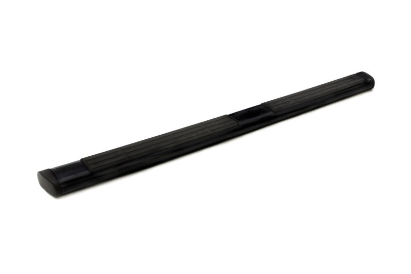 Lund 6Inch-Oval Straight Nerf Bars; Composite; Black - 22268068