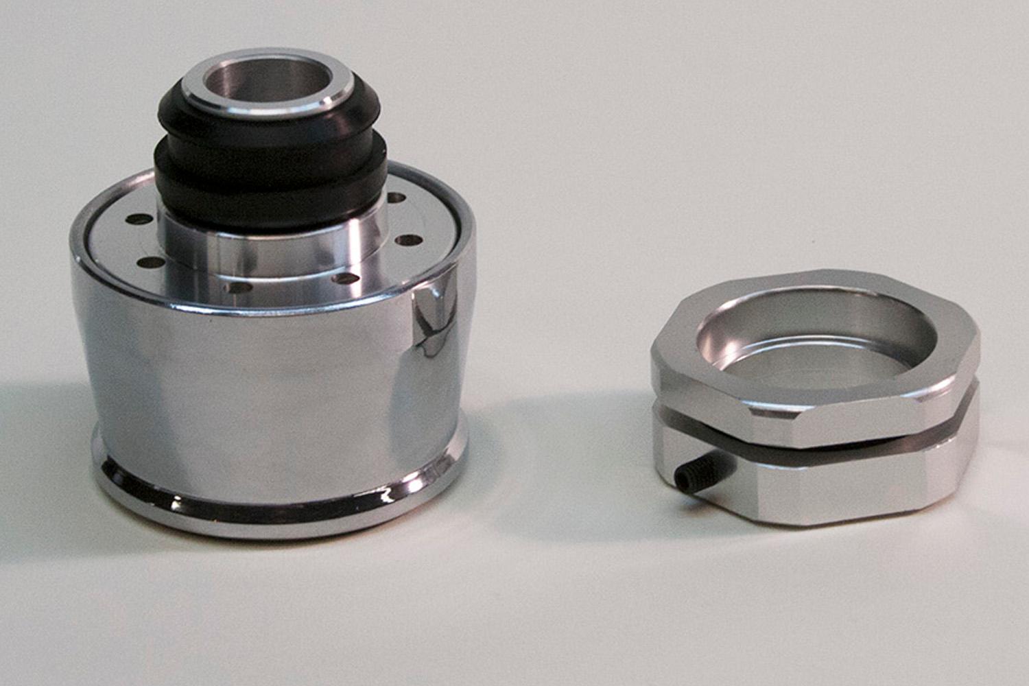 PRW Valve Cover Breather Kit, Push-In Style, Die-Cast Polished Aluminum With Modular Oil Filler Adapter, Element And Grommet - 4120428