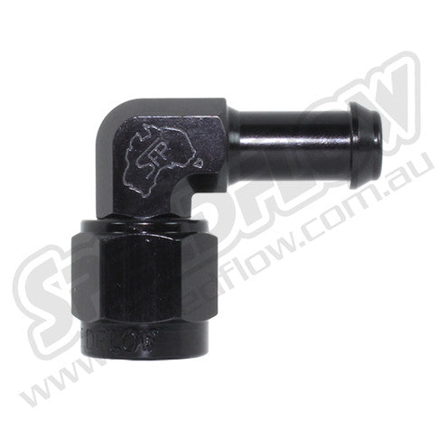 SpeedFlow -6 FEMALE TO 5/16_ HOSE TAIL - SF-413-06-05-BLK (representative image)