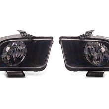 Raxiom Axial Series Oem Style Replacement Headlights; Chrome Housing; Clear Lens (2005-2009 Mustang GT, Mustang Base, Mustang Bullitt, Mustang Shelby GT) - 413414