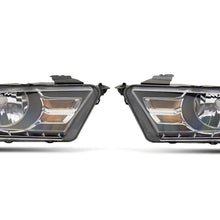 Raxiom Axial Series Oem Style Replacement Headlights; Chrome Housing; Clear Lens (2010-2012 Mustang) - 413416