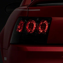 Raxiom Axial Series Altezza Style Tail Lights; Black Housing; Smoked Lens (1999-2004 Mustang, Mustang GT, Mustang Base, Mustang GT Bullitt) - 413422