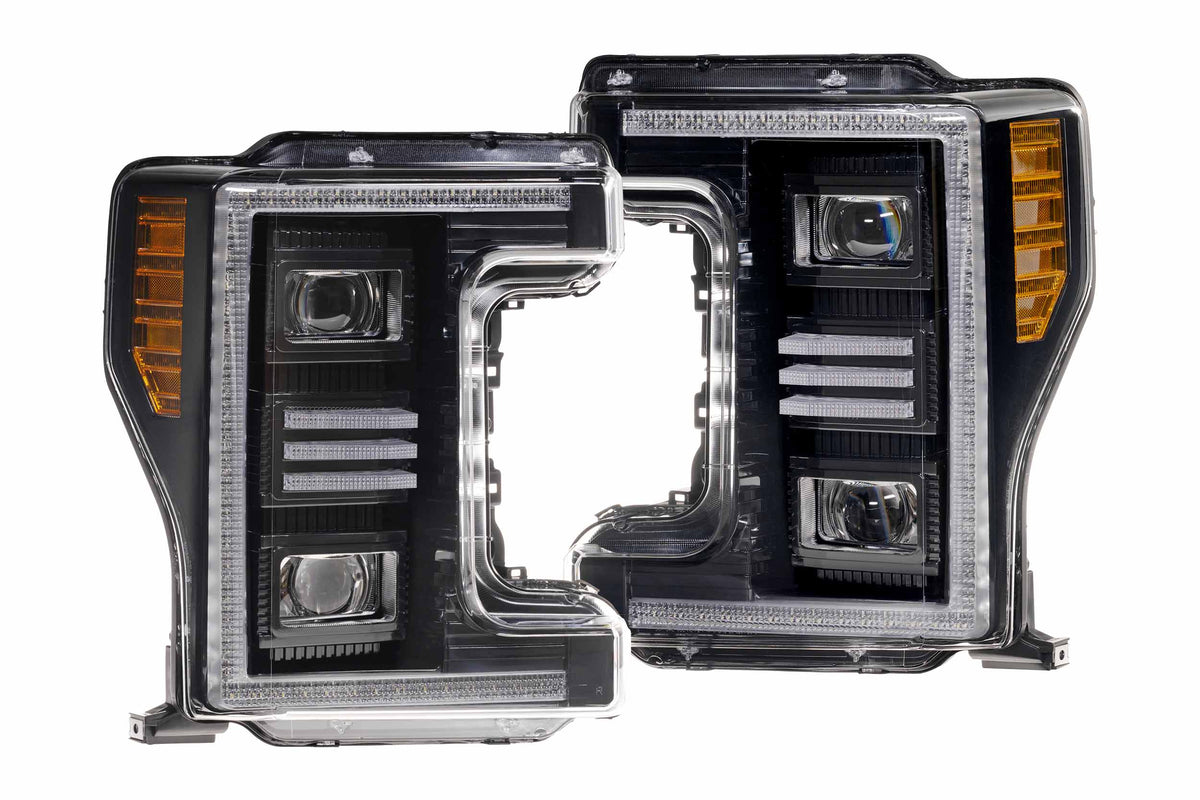Morimoto XB Hybrid LED Headlights: Ford Super Duty (17-19 / Set) - LF554.2
