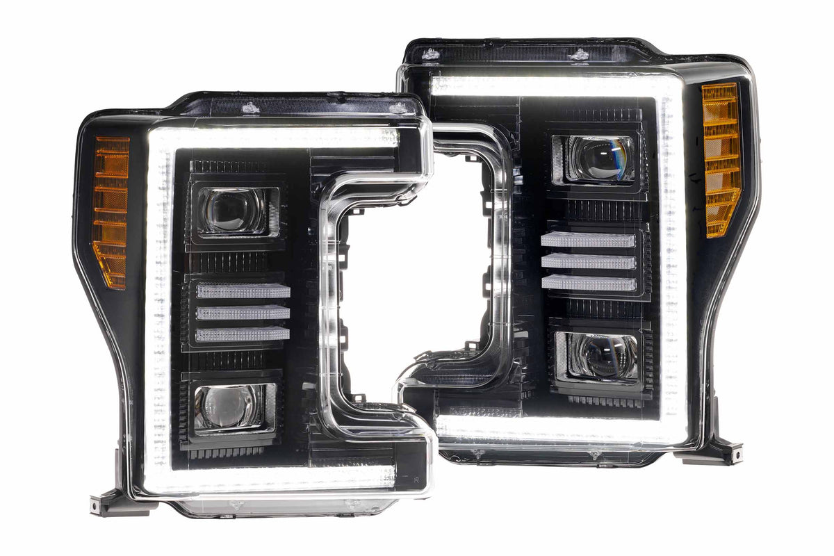 Morimoto XB Hybrid LED Headlights: Ford Super Duty (17-19 / Set) - LF554.2