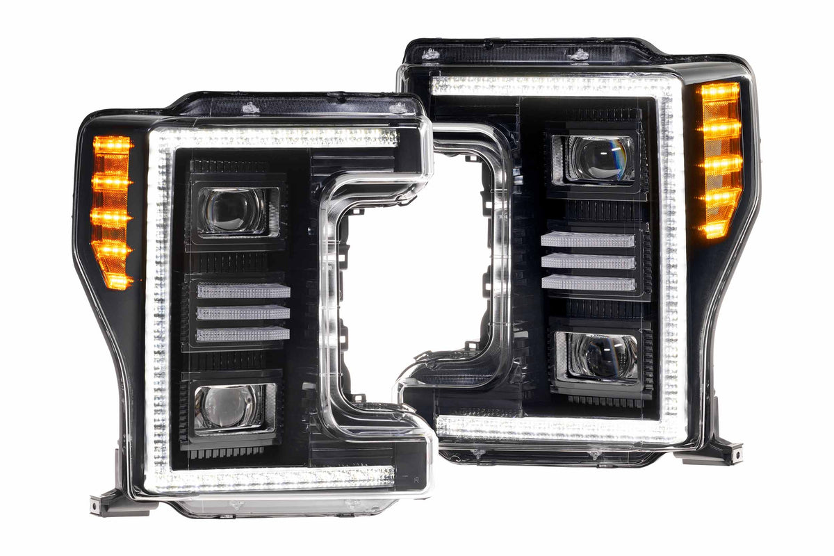 Morimoto XB Hybrid LED Headlights: Ford Super Duty (17-19 / Set) - LF554.2
