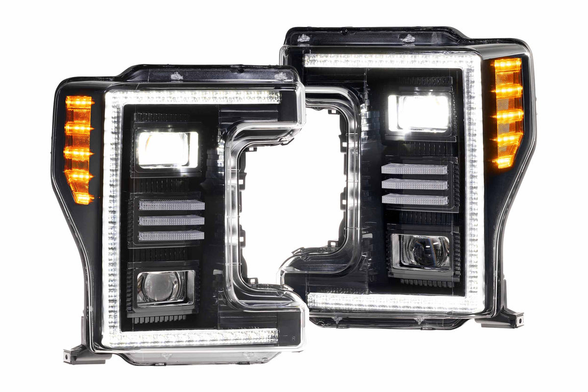 Morimoto XB Hybrid LED Headlights: Ford Super Duty (17-19 / Set) - LF554.2