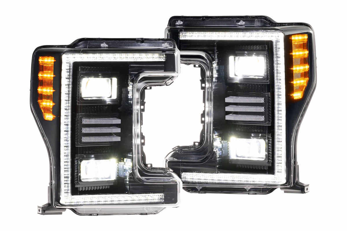 Morimoto XB Hybrid LED Headlights: Ford Super Duty (17-19 / Set) - LF554.2