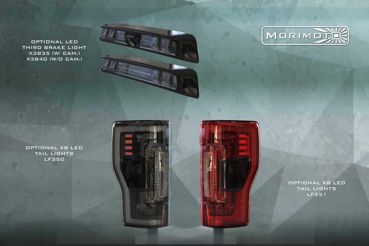 Morimoto XB Hybrid LED Headlights: Ford Super Duty (17-19 / Set) - LF554.2