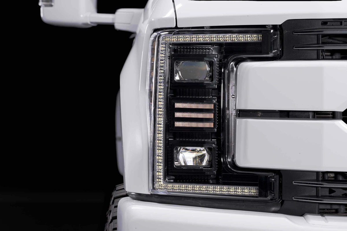 Morimoto XB Hybrid LED Headlights: Ford Super Duty (17-19 / Set) - LF554.2