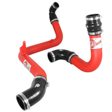 AFE BladeRunner 2-1/2 IN Aluminum Hot and Cold Charge Pipe Kit Red (2013-2018 Focus) - 46-20184-R