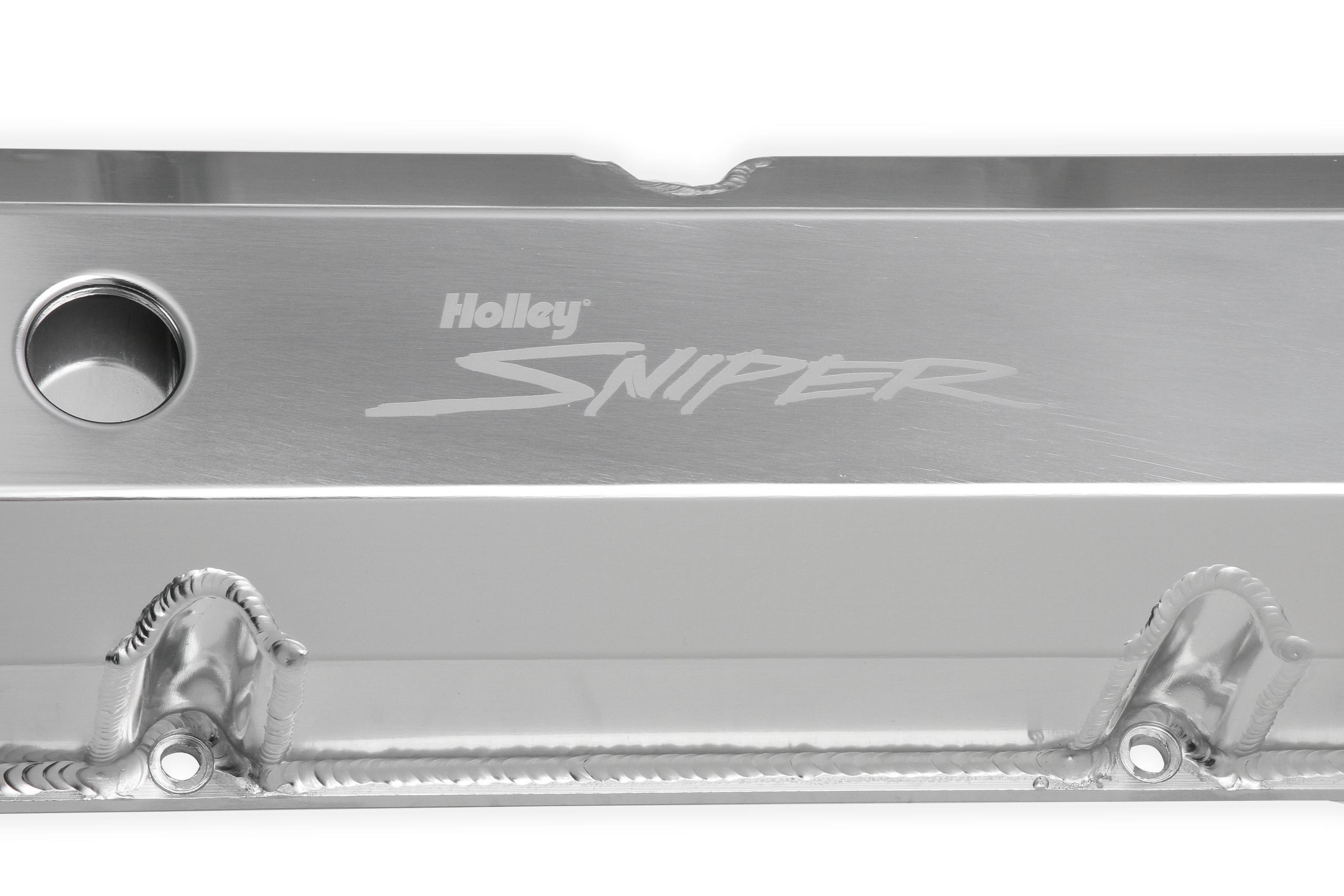 Holley Aluminum Valve Cover Set (1958-1976 F-100, F-150, F-250, F-350, F-500, Club, Country Sedan, Country Squire, Sunliner, Thunderbird, Torino, Victoria, Custom 500, Galaxie 500, GT40, 300, Custom, Courier Sedan Delivery, Custom 300, Del Rio Wagon, Fair