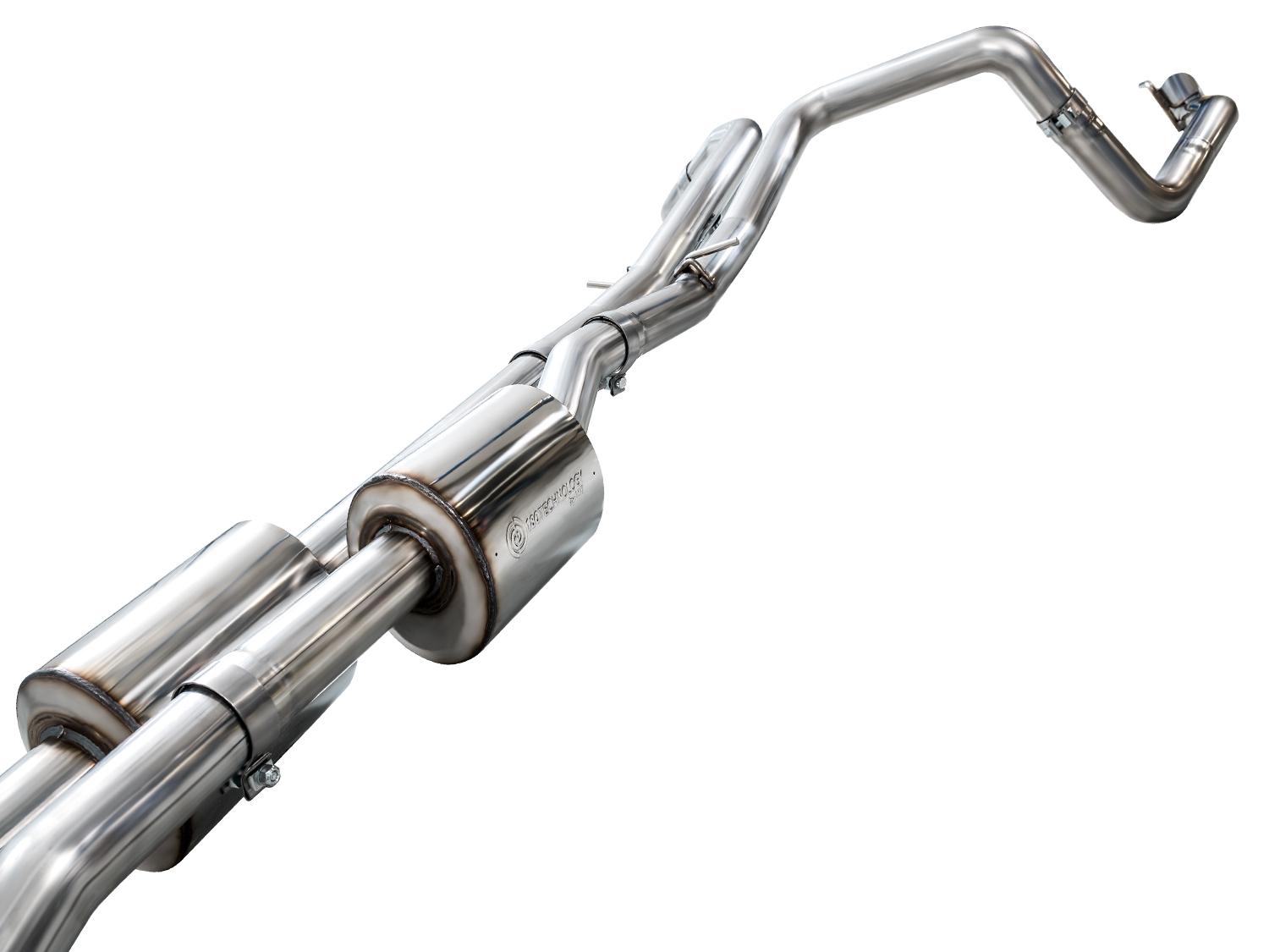 AWE 0FG Catback Split Rear Exit Exhaust for 4th Gen Silverado/Sierra 1500 6.2L - 3015-31202