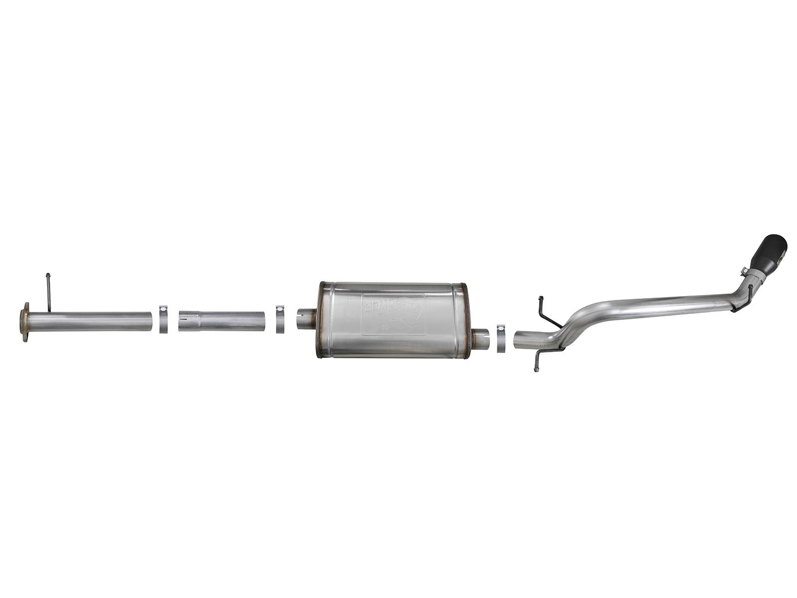 AFE MACH Force-Xp Cat-Back Exhaust System w/ Black Tip (2017-2021 Colorado, Canyon) - 49-44097-B