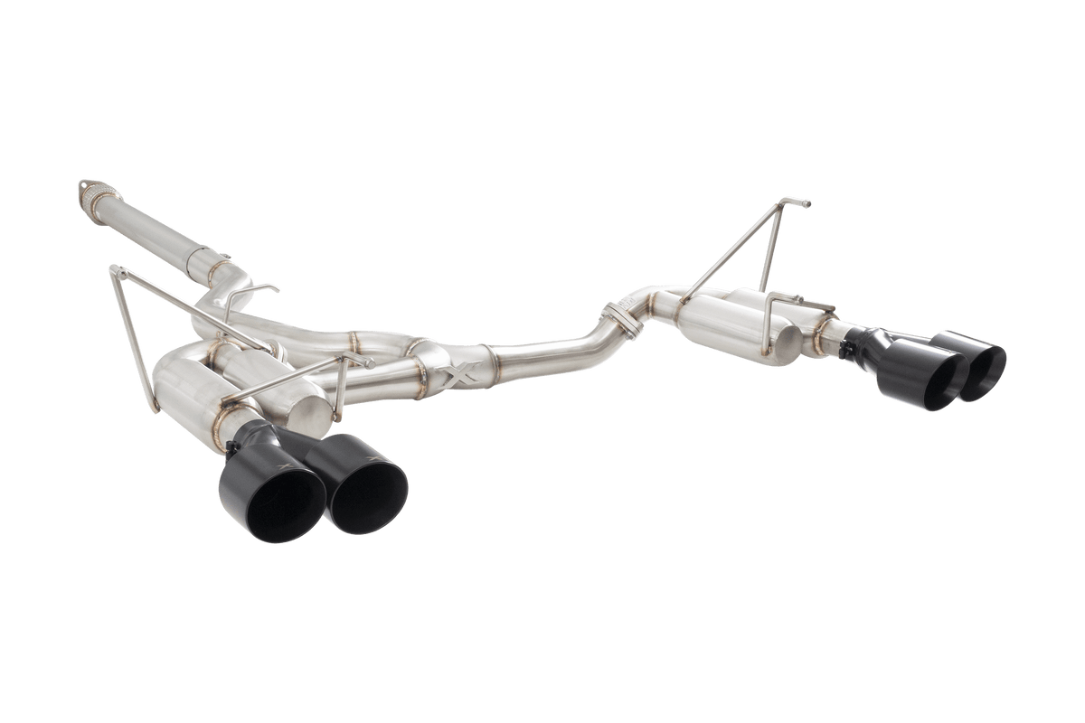 XForce Subaru WRX Sedan VB Race Cat Back Exhaust System with Black Tips - ESSW29RBKCS