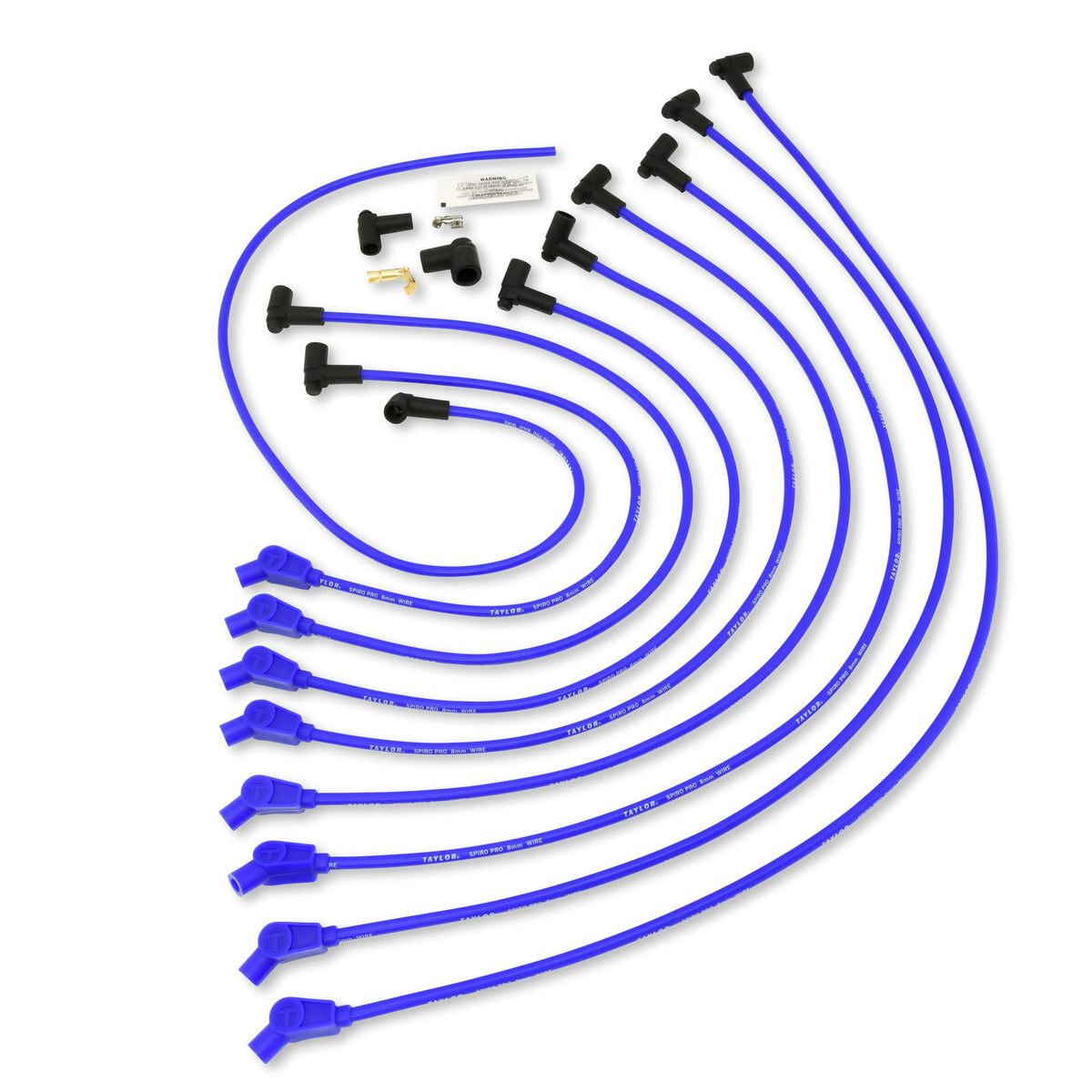 TAYLOR CABLE 8mm race fit Spiro-Pro blue - 76658