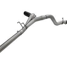 AFE Large Bore-HD 4 IN 409 Stainless Steel DPF-Back Exhaust System w/Black Tip - 49-43065-B