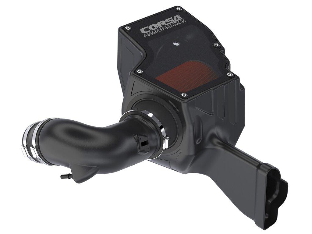 Corsa Performance Closed Box Cold Air Intake - Dry Filter (2018-2023 Mustang GT) - 419850D