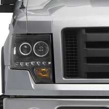 Raxiom 09-14 Ford F-150 G2 Super White LED Halo Projector Headlights- Black Housing- Clear Lens
