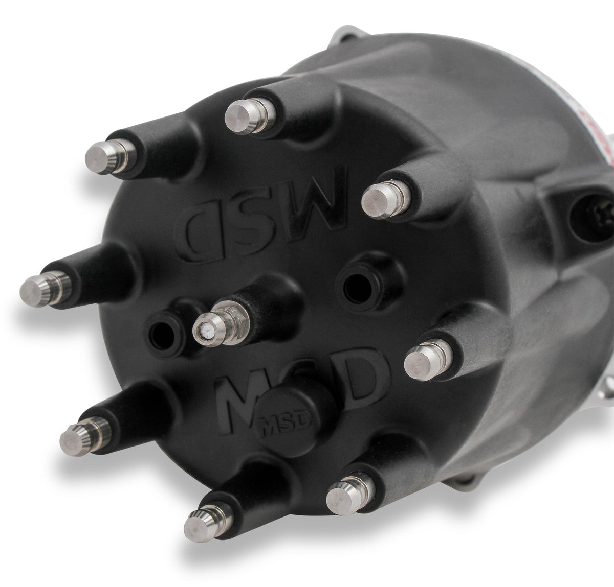 Chevy V8 Pro-Billet Distributor w/Black Cap.  - 85557