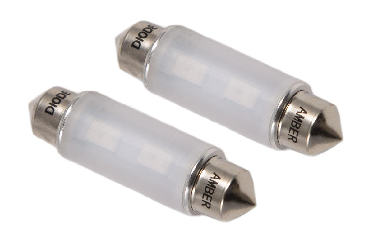 Diode Dynamics - DD0316P - 41mm HP6 Amber (pair) (1994-2004 Mustang,1998-2004 GMC Sonoma,2007-2013 GMC Sierra 1500) - DD0316P