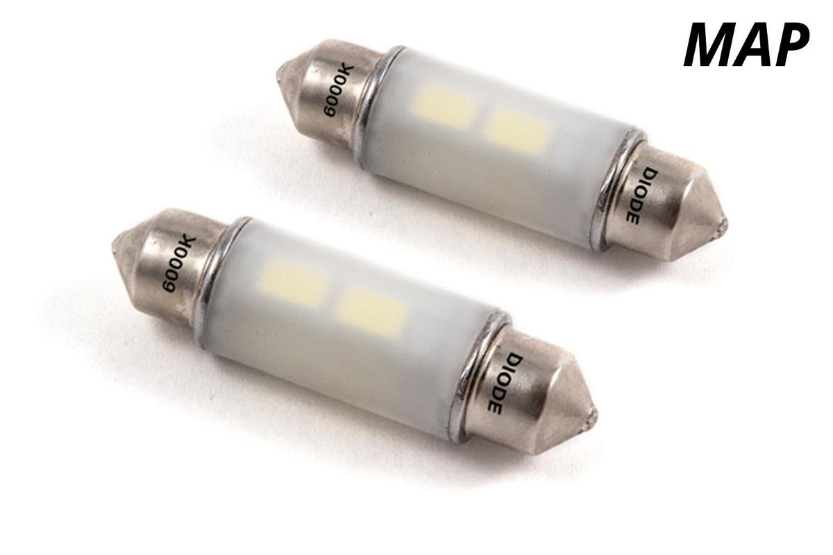 Diode Dynamics - DD0320P - 41mm HP6 Cool White (pair) (1994-2004 Mustang,1998-2004 GMC Sonoma,2007-2013 GMC Sierra 1500) - DD0320P