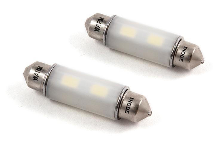 Diode Dynamics - DD0354P - 41mm HP6 Warm White (pair) (1994-2004 Mustang,1998-2004 GMC Sonoma,2007-2013 GMC Sierra 1500) - DD0354P