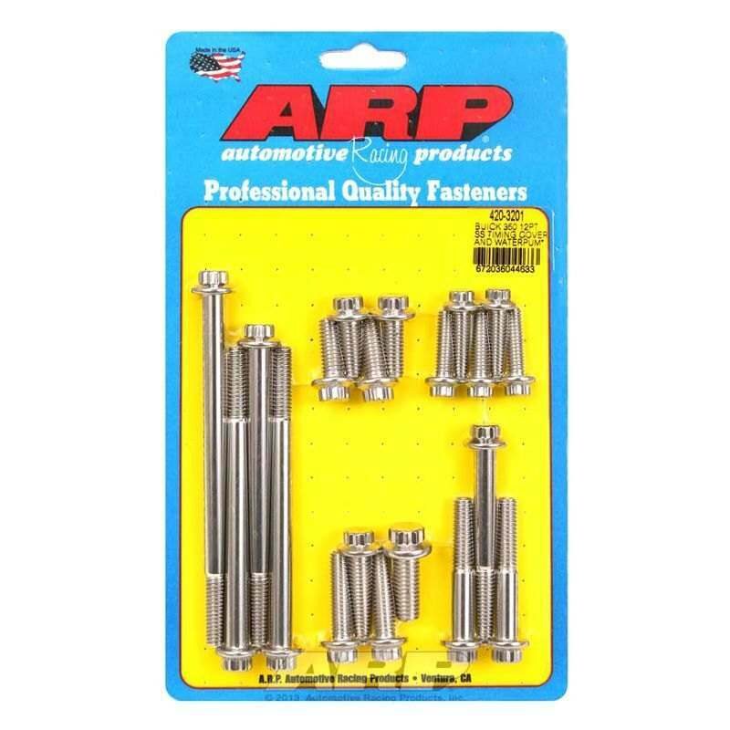 ARP Buick 350 SS 12pt timing cover & water pump bolt kit - 420-3201