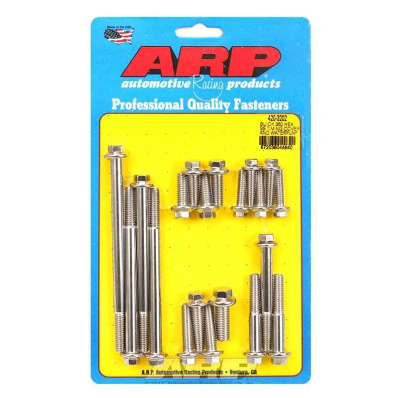 ARP Buick 350 SS hex timing cover & water pump bolt kit - 420-3202
