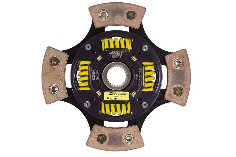 ACT Clutches 4 Pad Sprung Race Disc - 4200111