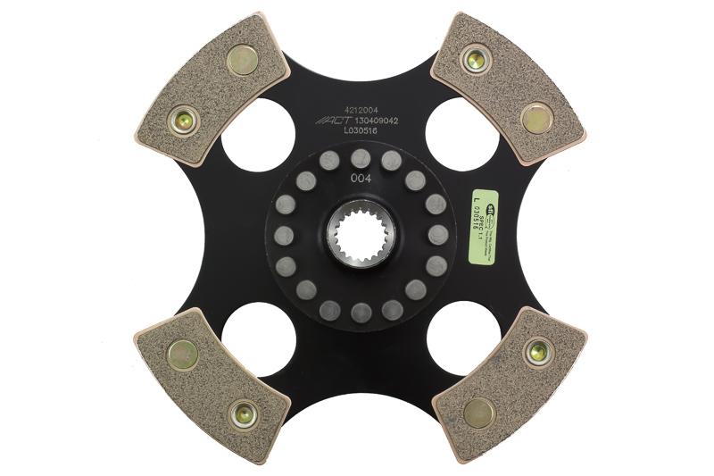 ACT Clutches 4 Pad Rigid Race Disc (1993-1997 Civic del Sol,1997-2005 EL,1988-2005 Civic,1988-1991 CRX) - 4212004