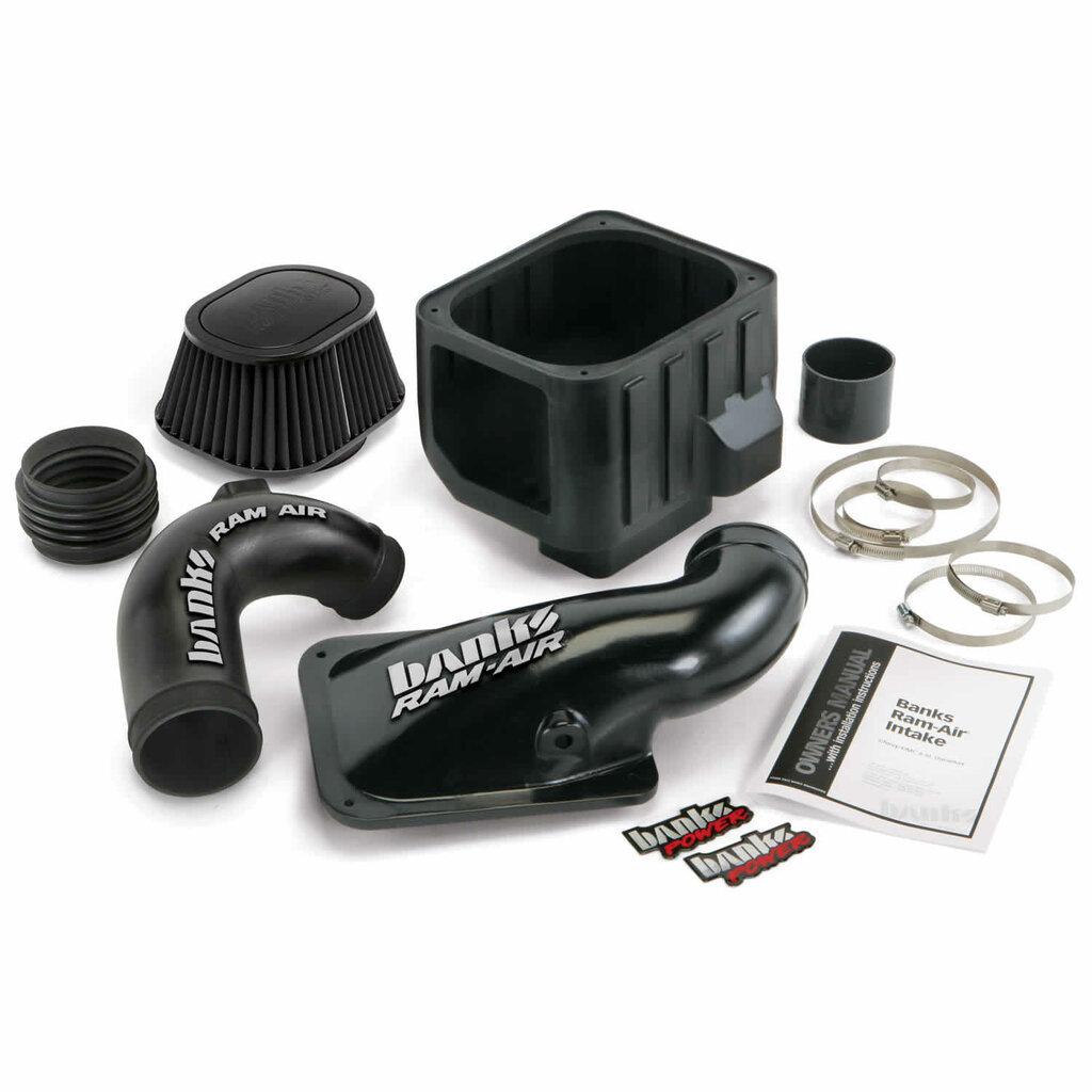 Banks Power Banks Ram-Air, Dry Filter, Cold Air Intake System for 2004-2005 Chevy/GMC 2500/3500 6.6L Duramax, LLY - 42135-D