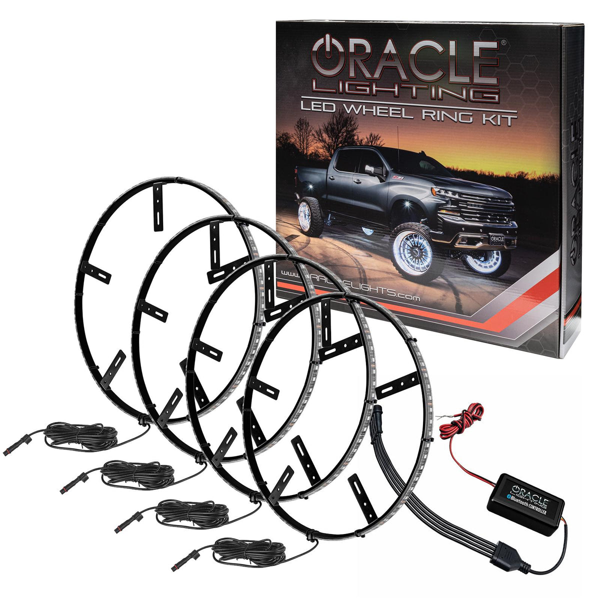 Oracle Lighting Colorshift Led Illuminated Wheel Rings, Dynamic - 4215-332