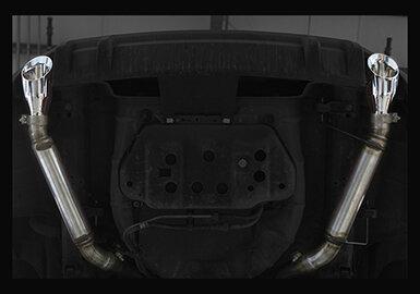 Roush 05-2010 Mustang V8 Extreme Axle Back Kit - 421915