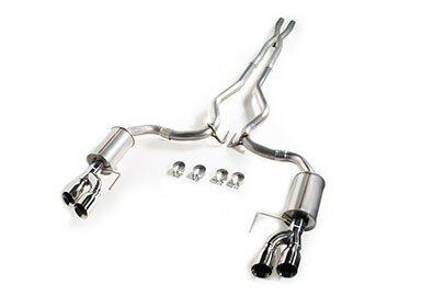 ROUSH 422093 Stainless Steel Cat-Back Exhaust System | 2018–2023 Mustang GT & 2026 Mustang GT (Non-Active, w/ Quad Rear Valence Swap)