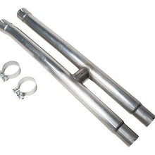 ROUSH 2015-2026 Ford Mustang GT Resonator Delete H-Pipe with Improved Sound (Direct-Fit)