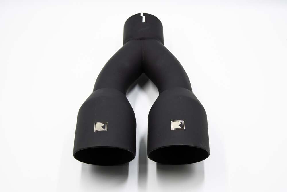 Roush Exhaust Tip Kit - Black (2019-2023 Ranger 2.3L) - 422317
