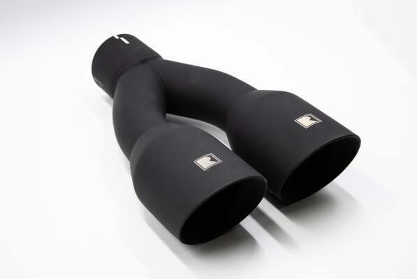 Roush Exhaust Tip Kit - Black (2019-2023 Ranger 2.3L) - 422317