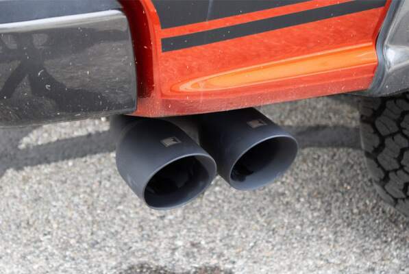 Roush Exhaust Tip Kit - Black (2019-2023 Ranger 2.3L) - 422317