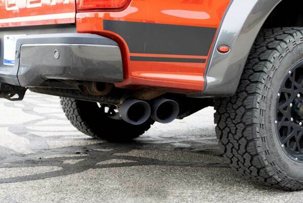 Roush Exhaust Tip Kit - Black (2019-2023 Ranger 2.3L) - 422317