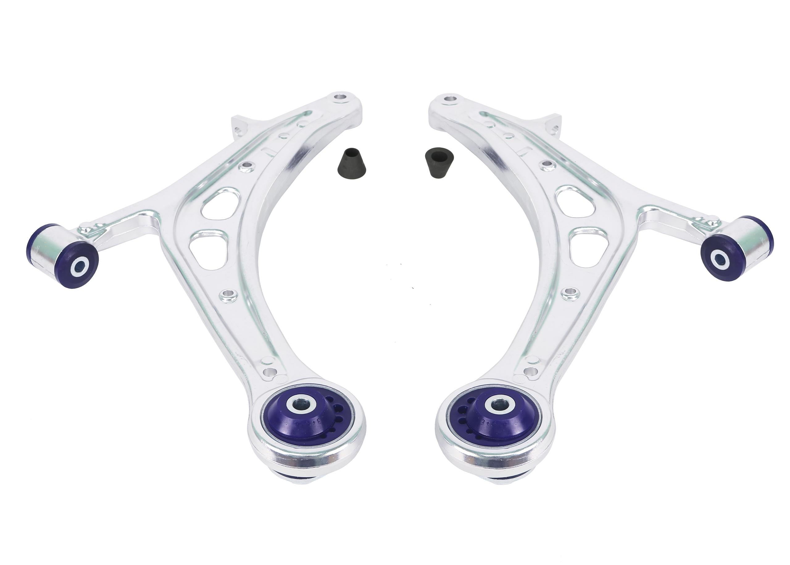 SuperPro Subaru 15-21 WRX & STI Alloy Front LCA Set (+Caster) (2015-2021 WRX, WRX STI) - ALOY0017K