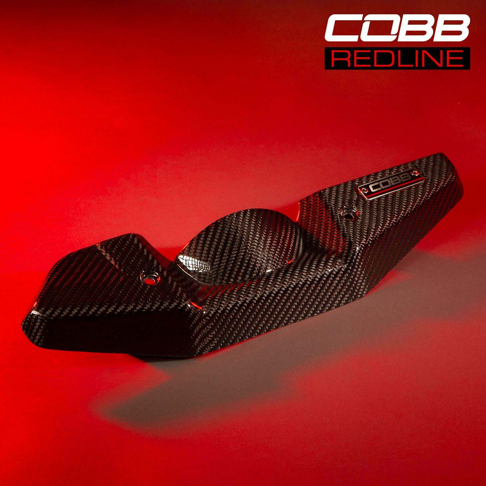 Cobb Subaru Redline Carbon Fiber Alternator Cover 2008-2021 STI, 2008-2014 WRX - 422600