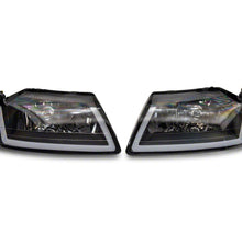 Raxiom Axial Series Headlights With Sequential Led Bar; Black Housing; Clear Lens (1999-2004 Mustang) - 422713